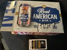 Hulk Hogan Signed Real American Beer Case JSA Authentication COA No Beer, Crease