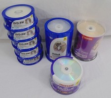 New Sealed DVD-RW DVD R Maxell Office Depot 375 Disc DVD's Spindle Packs