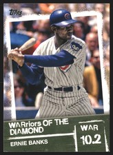 Ernie Banks 2020 Topps #WOD-34 WARriors of the Diamond Chicago Cubs