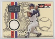 2001 Fleer Platinum National Patch Time Nolan Ryan (Series 1) Patch HOF e1e