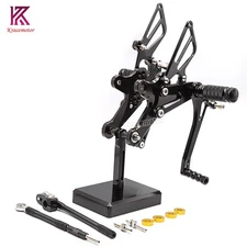 For Honda CBR150 CBR150R CBR125 2004-2010 CNC Rearset Rear Set Foot Rest Pedals