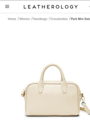 Leatherology: Park Mini Satchel, Color Grey