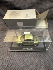 Schuco Minichamps 1/43 Dealer's Model Volkswagen VW New Beetle neuwertig Boxed