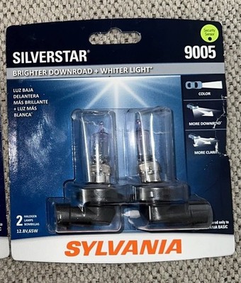 Sylvania Silverstar 9005 Lightbulbs. Set Of 2