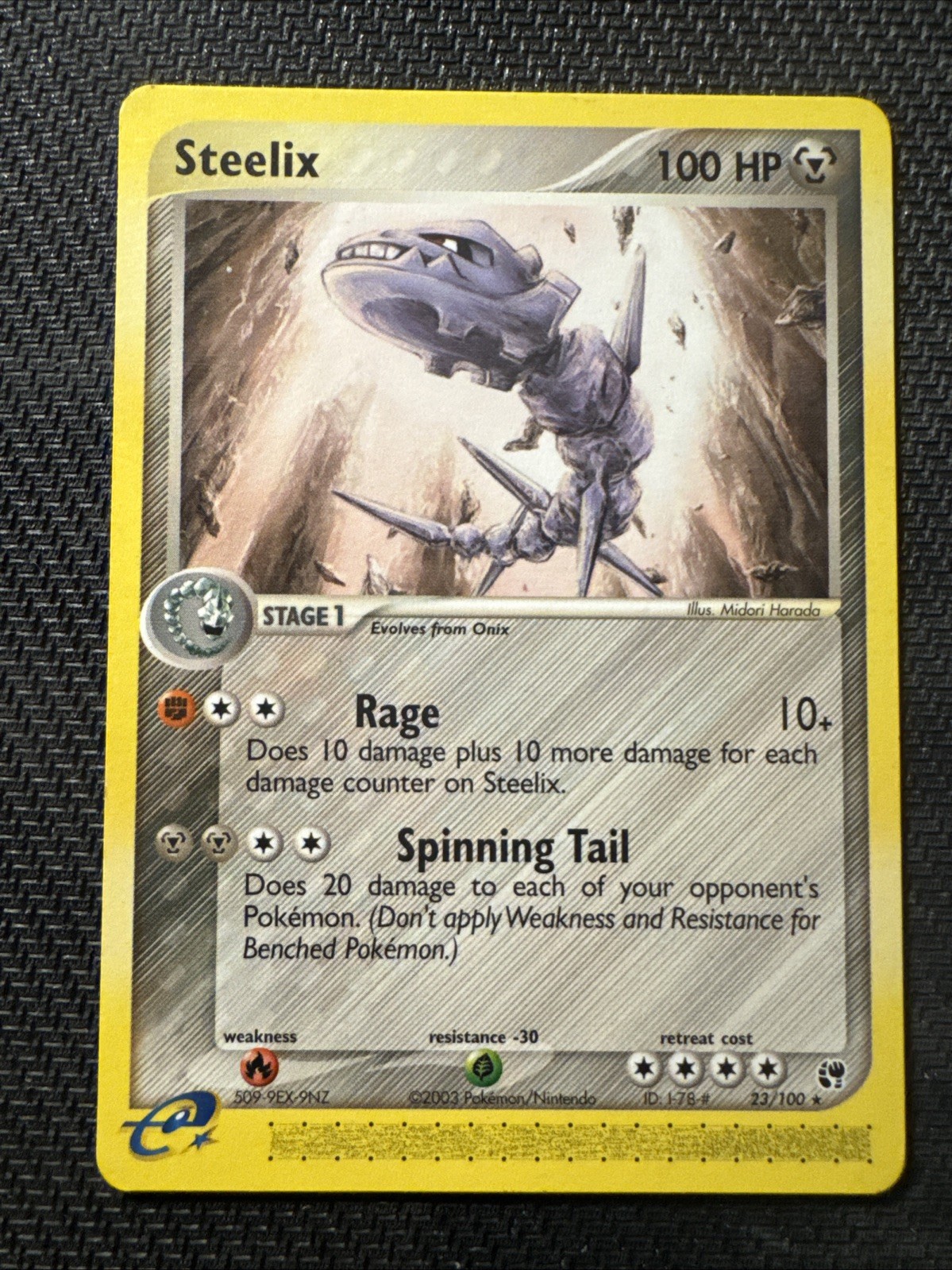 Steelix Rare Sandstorm 23/100 NM