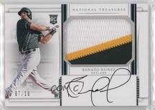 2017 Panini National Treasures Holo Silver 7/10 Renato Nunez #174 Auto 3hd