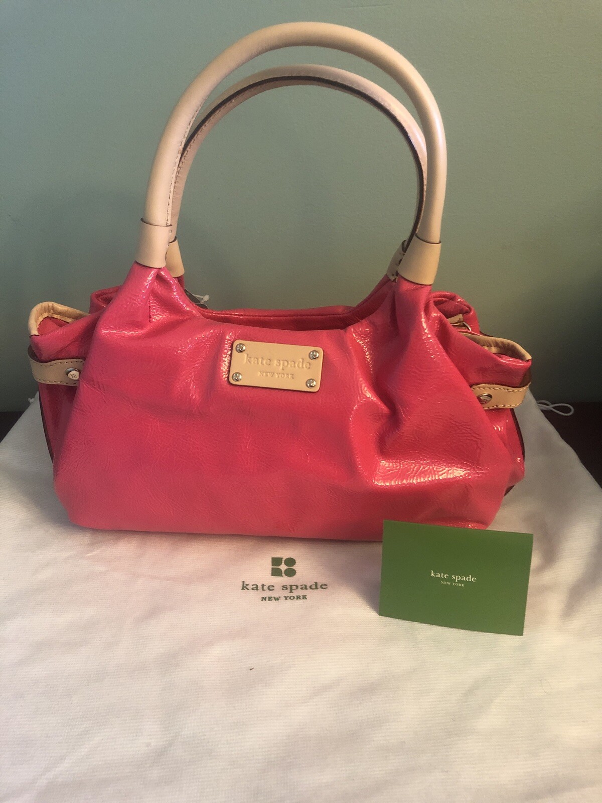 kate spade bright pink handbag