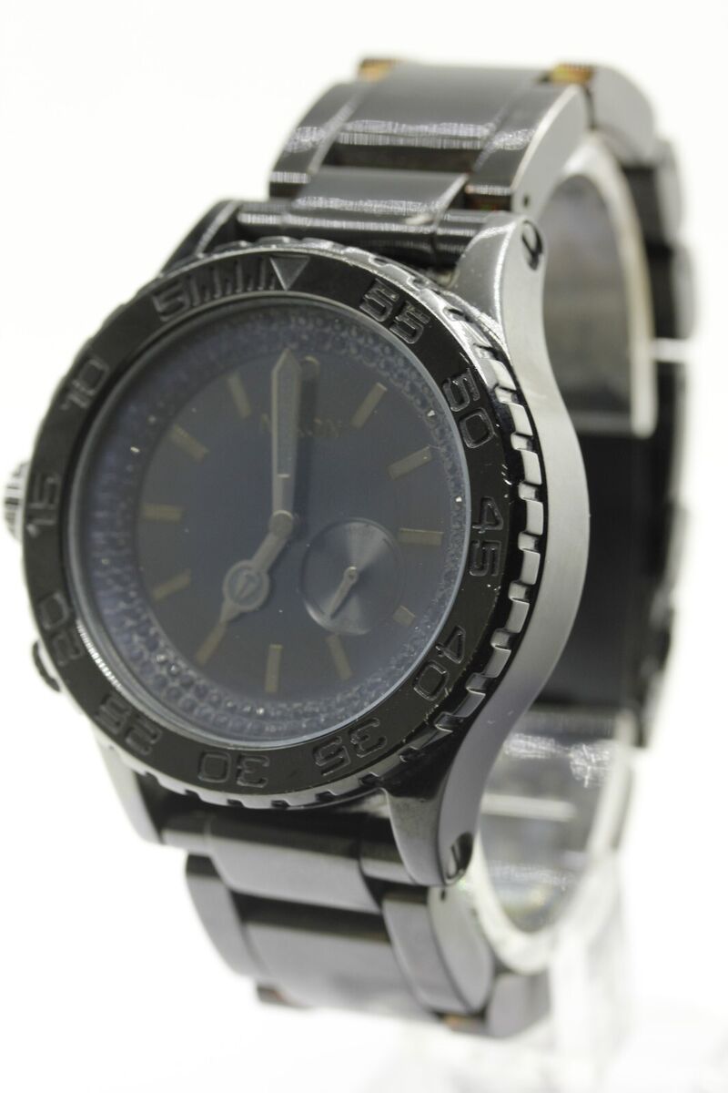 NIXON THE42-20 All Black Crystal TIDE | eBay NIXON THE42-20 All Black Crystal TIDE | eBay