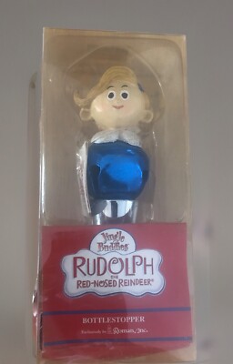RUDOLPH THE RED NOSED REINDEER AND FRIENDS JINGLE BUDDIES BOTTLE STOPPER Elf