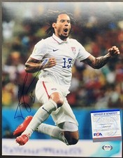 jermaine jones signed autographed 11 by 14 photo psa cert coa usa soccer
