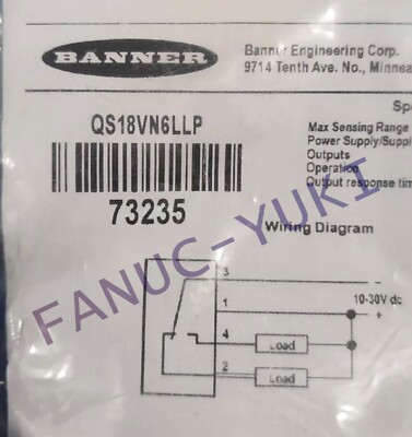 QS18VN6LLP photoelectric sensor QS18VN6LLP QS18VN6LLP
