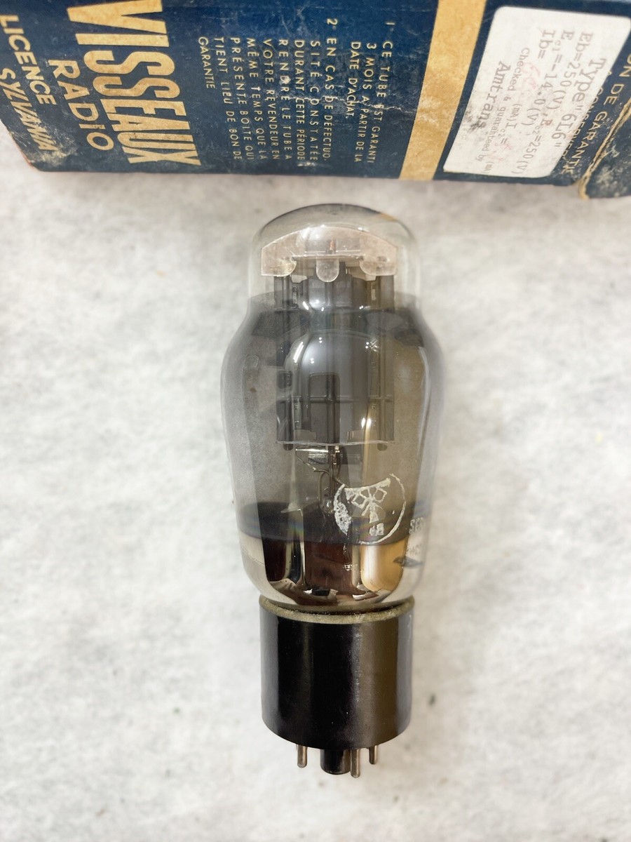 Visseaux 6L6G 6L6 KT66 Double Pan Getter Tested NOS | eBay