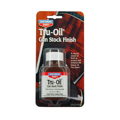 Birchwood Casey Tru-Oil Stock Finisher Liquid 3oz Blend Resists Water Damage