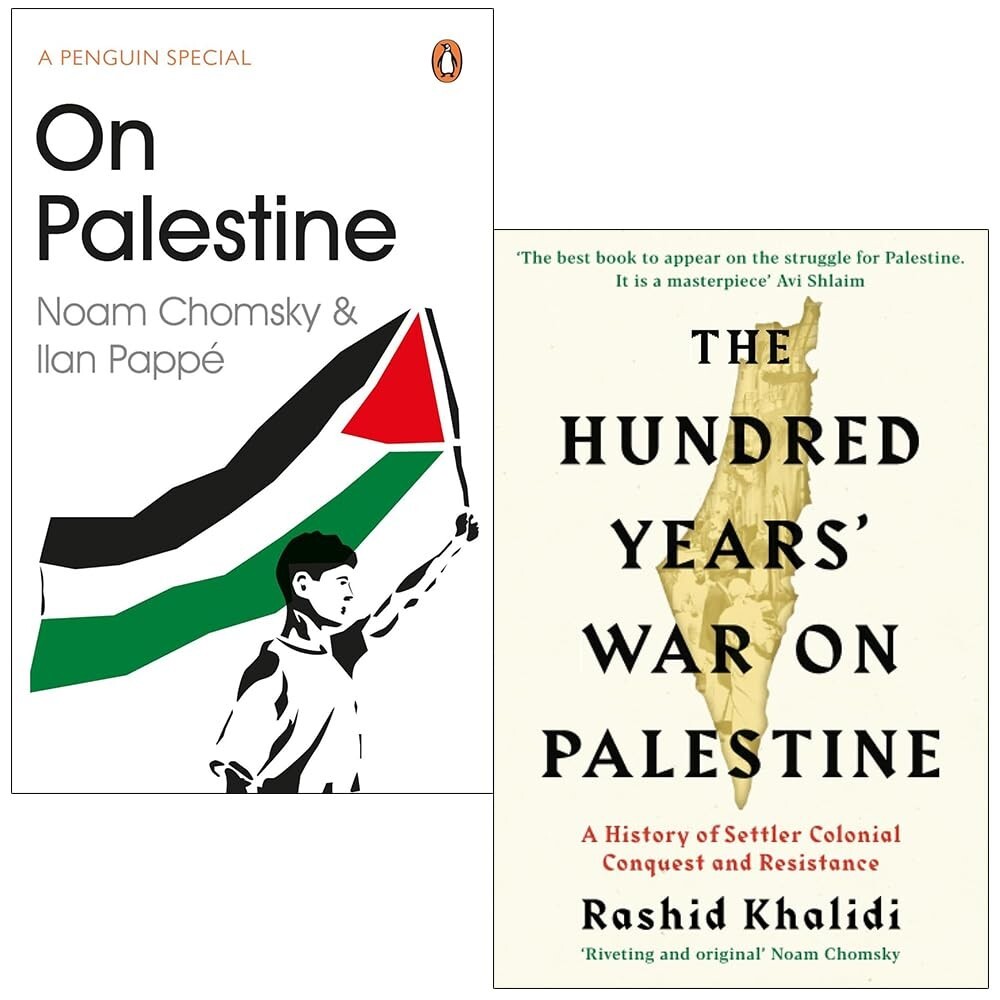 On Palestine By Noam Chomsky, The Hundred Years War on Palestine 2 Books Set