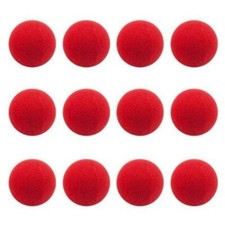 12 Pcs Red Sponge Noses Clown Cosplay Nose for Halloween Christmas Costume Party