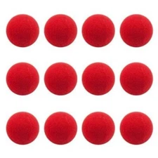12 Pcs Red Sponge Noses Clown Cosplay Nose for Halloween Christmas Costume Party