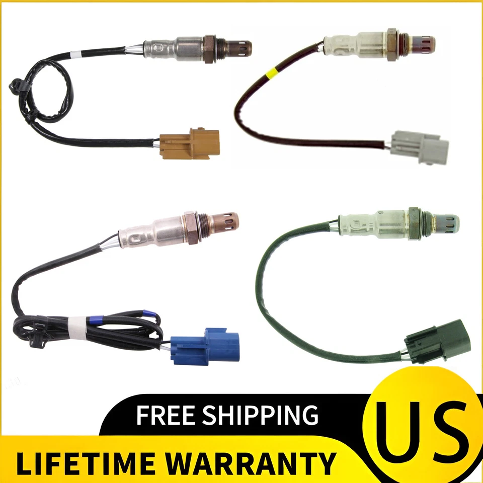 Set of 4 Oxygen O2 Sensor Up+Downstream For 2014 2015 2016 2017 2018 Kia Sedona - Image 3 of 4