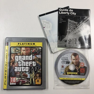GTA IV grand theft auto 4 playstation 3 PS3 français complet carte notice - Photo 1/2