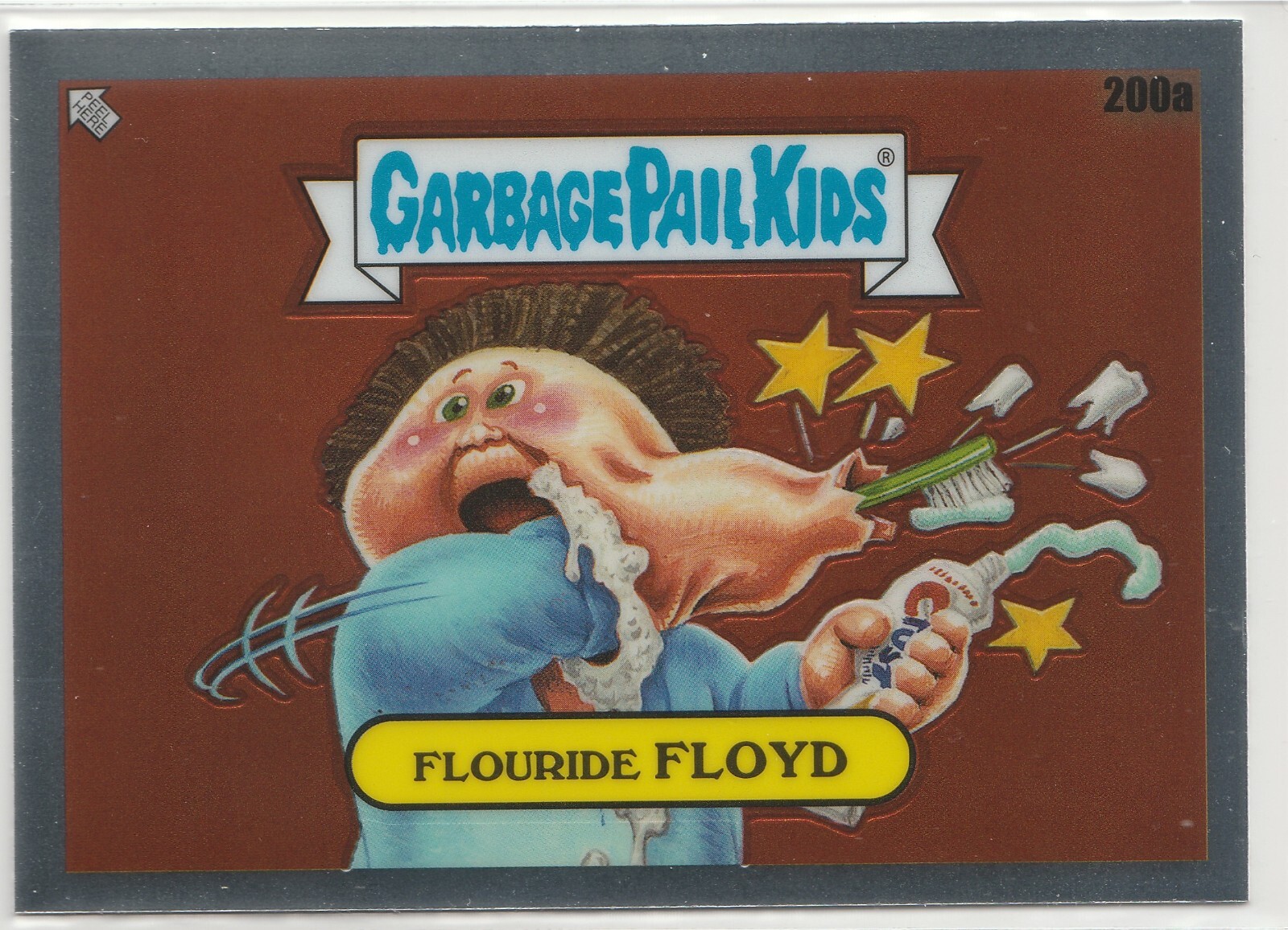 Fluoride Floyd #200a GPK 2022 Chrome Series 5 CS5 Garbage Pail Kids Card