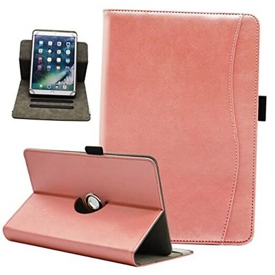 Universal 10 10.1 Inch Android Tablet Case, Dluggs 360 Degree 001 Rosegold