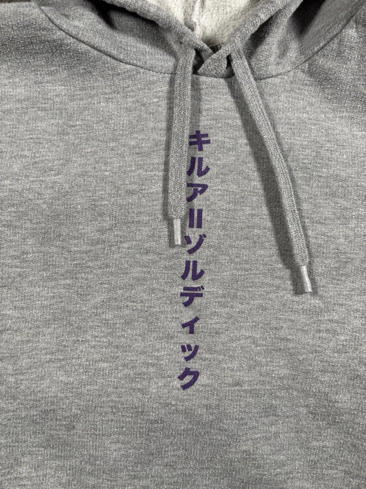 Hunter X Hunter Kirua Sweater Youth XL Hoodie Gray Sweatshirt #99 Anime Cartoon - Image 3 of 4