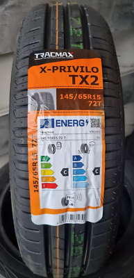 Pneumatico Estivo TRACMAX X PRIVILO TX-2 145/65 R15 72T – Singolo, Omologato T, Etichetta C/C/70db, Prodotto Attuale