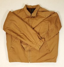 VTG 70s Sears Sportsmaster Perma-Prest Jacket Mens 42 L Workwear Stains
