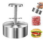 <!--F#f_0-->Metal Heavy Duty Non-stick Hamburg Burger Press Mold Grill BBQ Patty Meat Mould<!--F/-->