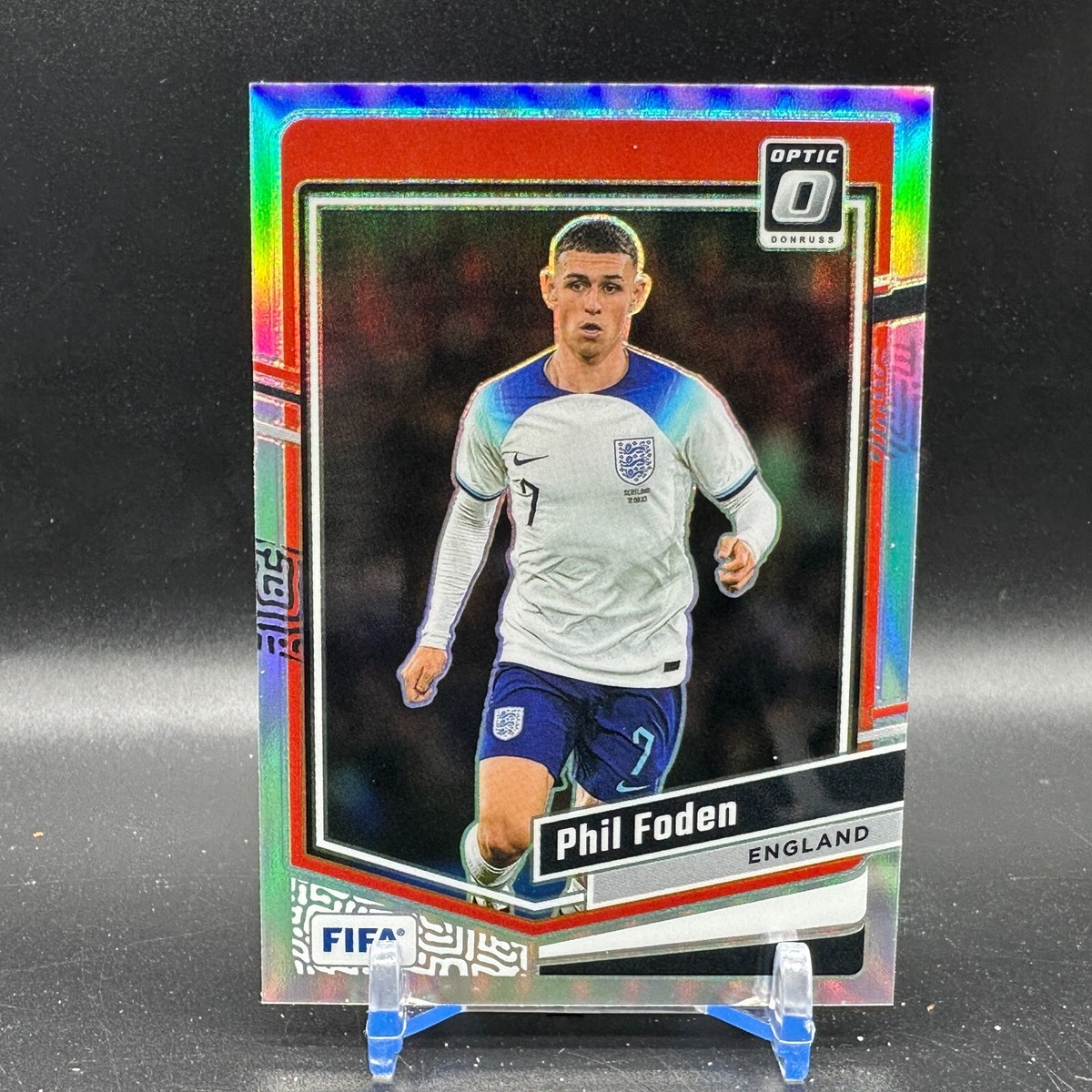 Phil Foden Holo Silver 2023-24 Panini Donruss Soccer Optic England
