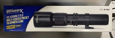 Super 500mm f/8 Manual Telephoto Lens for Nikon D5 D4S D810 D800 D750 D700 D610