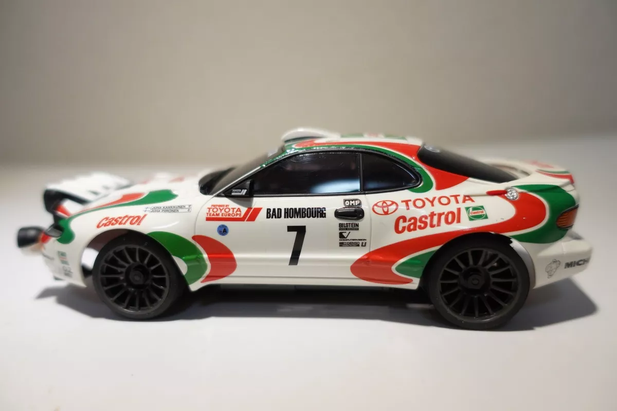 Kyosho MINI-Z AWD MA-020 ASF Toyota CELICA TURBO Castrol Chassis & body set USED