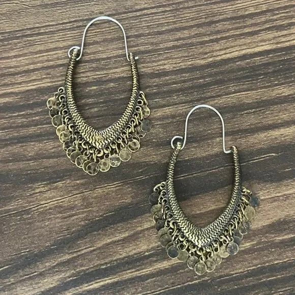 Lucky Brand Coin Disc Hoop Earrings ALT Color ASO Rosalie Hale