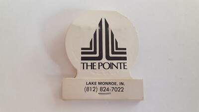 Matchbook The Pointe Golf Country Club. Lake Monroe Indiana     FULL  H3