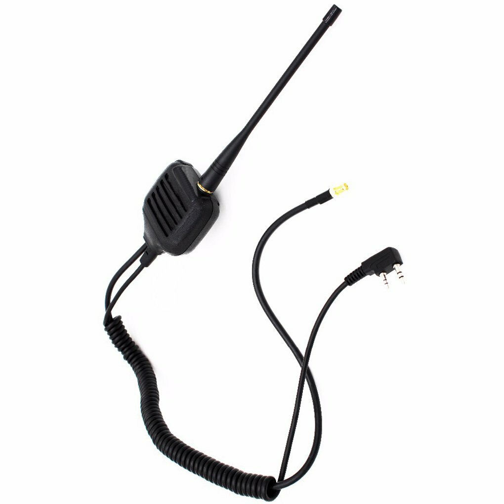 Speaker Mic with Antenna for Kenwood Baofeng Wouxun Puxing HYT
