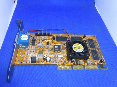 VE-235 nVIDIA RIVA TNT2 M64 32MB SDRAM AGP 4x GRAFIKKARTE VGA #GK5668