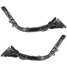 Pair Set of 2 Bumper Face Bar Brackets Retainer Mounting Braces Left & Right