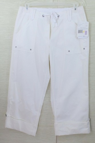 Liz Claiborne Womens Capri Pants Cuffed 
