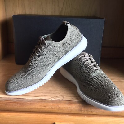 Cole Haan 2.0 Zerogrand Stitchlite Shoe Stone Grey Men Size  display picture 2