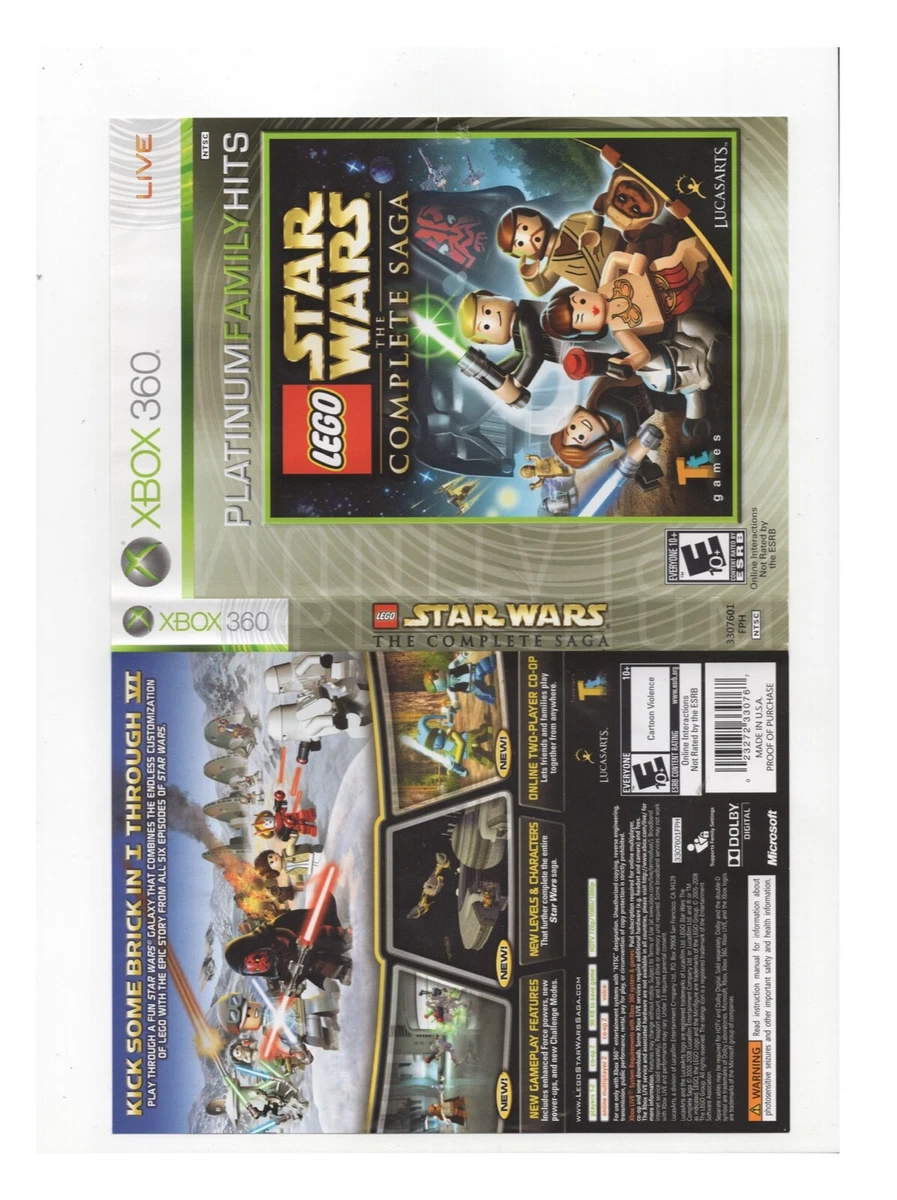  Lego Star Wars: The Complete Saga - Xbox 360 : Video Games