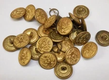 WWI Era J.C.L. Shabeck 1905-30 US Army Dress Uniform Button