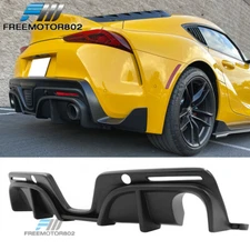 For 20-25 Toyota GR Supra A90 A91 IKON Style PP Matte Black Rear Bumper Diffuser