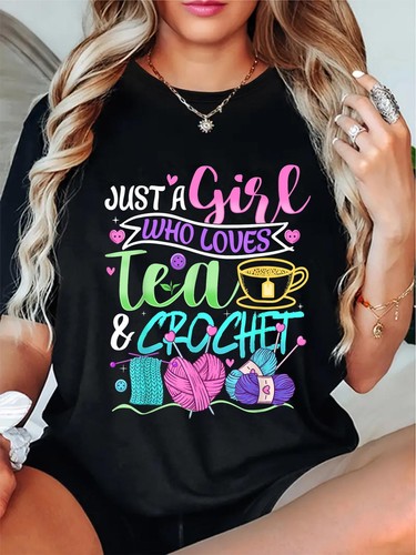 The Short Sleeve Crochet Crew Neck T-Shirt Is A Popular Summer Option With Shopp