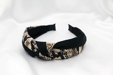 Fashion knotted headband for women animal print