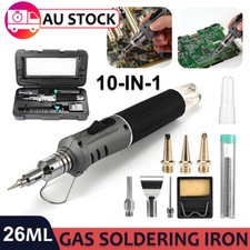 26ml Butane Gas Soldering Iron 10 in 1 HS-1115K Professional Welding Torch Kit