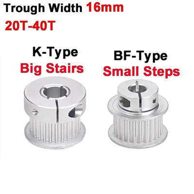 HTD 3M Timing Belt Pulley K-Type 20-40T Bore 5mm-25mm For 16mm Wide Timing Belt