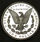 1897 Morgan Silver Dollar Brilliant Uncirculated Cameo With Mirrors
