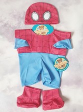 Teddy Tastic, Fits Build A Bear, Spiderman Outfit Costume, BNWT. 
