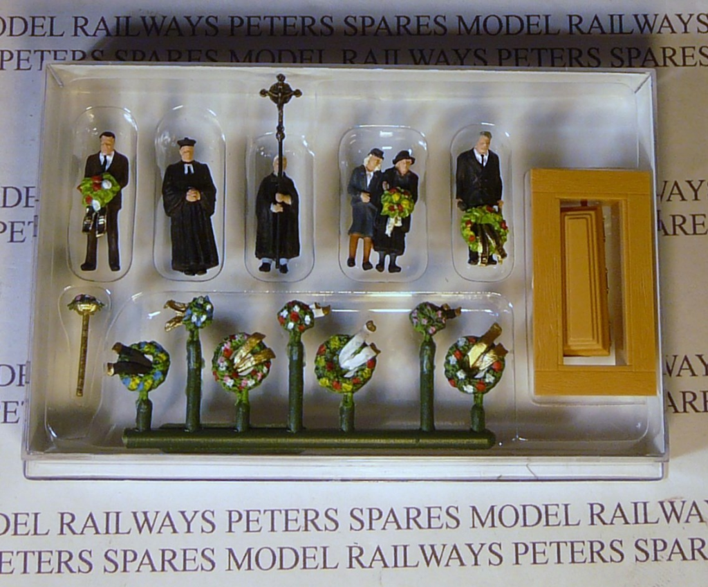 Preiser 10519 Funeral Figures - Protestant OO/HO Gauge