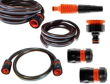 Garden Hose Pipe Reel Cart Connection Green Set Outdoor Tap Connectors 4 Layers