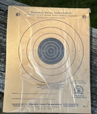 Vintage NRA Official 25 Ft Slow Fire Pistol Target Pack Of 12